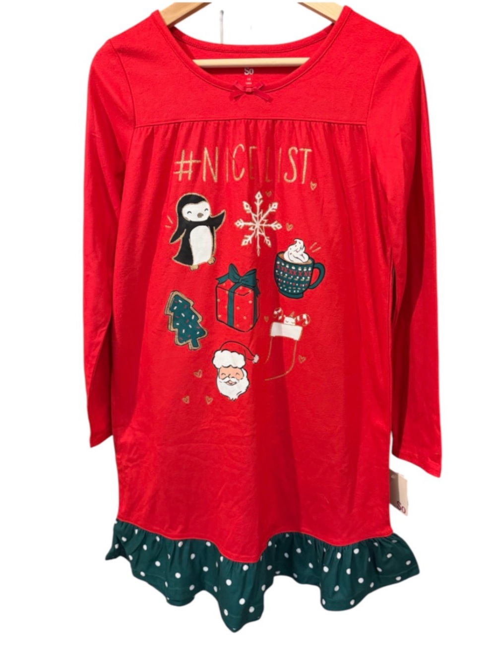 SO Christmas Pajama Dress